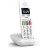 Gigaset E290 - telefono wireless per anziani con tasti larghi, tasti di accesso diretto per numeri importanti, funzione di amplificazione per un suono extra forte, bianco