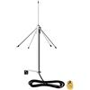 HYS 433 Mhz 3dbi Omni Antenna 50 Ohm GSM Antenna (9.8ft) RG58 Cavo coassiale SMA maschio e staffa di montaggio