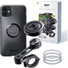 SP CONNECT Moto Bundle II con modulo anti-vibrazione | SPC+ | per iPhone 11/XR supporto per cellulare per moto ciclomotore | accessori per tutti gli smartphone come iPhone Samsung
