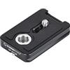 Sunwayfoto SP-60QB Piastra QR compatibile Arca/RRS con presa QD 60 mm