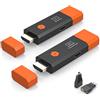 Elgin Trasmettitore & Ricevitore HDMI Wireless 4K - 5.8G Doppia Banda, 150 m, Multi Display (1 RX), LED, Plug & Play, Ingresso 4K Uscita 1080p con EDID (1pcs)
