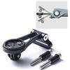 CNC LOL - Supporto per computer da bicicletta, per Garmin Edge 200, 500, 510, 530, 540, 800, 810, 830, 840, 1000, 1030, 1040, 1050 (nero/rosso)