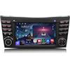 Erisin Android 16 8-Core 4GB+64GB Autoradio GPS Navigatore per Mercedes Benz Classe E W211 CLS Classe W219 7 Schermo tattile Supporti Bluetooth 5.1 Wireless CarPlay Android Auto WiFi DSP USB CANbus