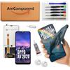 AmComponent - display di ricambio per OPPO A9 2020 CPH1937 CPH1939 CPH1941 schermo LCD touch screen vetro | Componente di ricambio con luminosità intensa e risposta al tocco reattiva