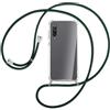 SIMao Cover Collana per Cellulare Compatibile con Xiaomi Mi 9 SE Custodia Trasparente Silicone con Cordino Necklace Case Antiurto Protettivo Cover Custodia da Collo Custodia con Cordino, Verde