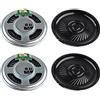 Jopto 4PCS 0.5W 8 Ohm Mini Magnete Interno Altoparlante Altoparlante 40mm Magnete Interno di Ricambio Mini DVD EVD Altoparlante Altoparlante In Miniatura FAI DA TE