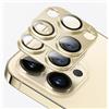 D.SKING 2 Pezzi Protezione Obiettivo Lente Pellicola Compatibile con iPhone 14 PRO/iPhone 14 PRO Max Telaio Alluminio Vetro Temperato Protezione 9H Alluminio Copertura Camera Lente Protettiva Opaca (Oro)