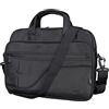 Trust Sydney Eco Bag per Laptop Fino A 16 , in Plastica Riciclata, Tracolla e Tasche per Accessori, Custodia per il Trasporto Sostenibile per Viaggi, Affari, Ufficio, Scuola - Nero