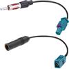 Greluma 2 Pz Universal Veicolo Car Stereo FM AM Radio Antenna Adapter Cable-compatibile con Fakra Z maschio e femmina a connettore DIN Cavo per autoradio HD Radio Head Unit CD Media Player Ricevitore