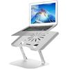 SamfuLoge Supporto regolabile per computer portatile con ventola di raffreddamento, supporto ergonomico multiangolo per computer portatile, supporto portatile compatibile con MacBook, Air, Pro, Dell XPS,