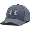 Under Armour Blitzing cap Stretch Fit Cappellini, (044) Downpour Gray/Harbor Blue, L XL Uomo