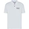 Emporio Armani EA7 Polo da Uomo Tennis PRO in Tessuto Tecnico VENTUS7-8NPF23 (3XL, Bianco)
