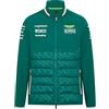 Aston Martin F1 Giacca Hybrid della squadra 2024 da uomo con imbottitura Thermore - Verde - Taglia: XXL