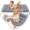 Totsy Baby Cuscino da pavimento bambini 60x120 cm - tappetino neonati grande per palestrina e arco montessori tappeto gioco neonato gattonamento morbido bebe materassino Oeko-Tex Galassia