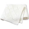 Surwin Coperta Bimbo in Maglia per Bambino, Surwin Baby Copertina Neonato Multiuso in Cotone Biologico per Carrozzina Culla Lettino Passeggino (80x100cm,Beige)