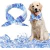 DIELOVEHUA Collare di Raffreddamento per Cani, Collare di Raffreddamento, Sciarpa Rinfrescante per Animali Domestici, Traspirante Bandana Cane per Attività all'Aperto, per Cani di Piccola Media Grande (S)