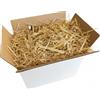 Generico Paglia Naturale per Lettiera 500 grammi | Balla di Paglia di Grano Pressata | Lettiera Assorbente, Termoisolante, Ideale per Conigli, Roditori, Cavalli, Polli e Piccoli Animali