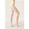 Calzedonia Collant Velati Fiori Bianco