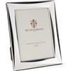 SEC OF FLORENCE 7206/13x18IT Cornice Portafoto in Argento Massiccio 925 con Retro in Legno Mogano