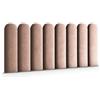 Muralo Pannelli Imbottiti per Pareti in Velluto Magic Velvet 30x80 cm - Cuscino da Parete Decorativo, Design Moderno e di Lusso per Camera da Letto e Soggiorno - Rosa
