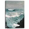 Printed Paintings Stampa su Tela Winslow Homer - Cannon Rock