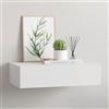 Generico Scaffale con Cassetti da Parete Bianco 40x23,5x10 cm in MDF,Bianco,4.15kg,330241