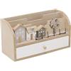 Carousel Home Portalettere in legno shabby chic a forma di casa e albero genealogico, organizer in