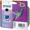 Epson Cartuccia d'inchiostro Epson Colibri T0801 Nero, 7,4 ml, Inchiostro Claria Photographic, Compatibile con Epson Stylus Photo