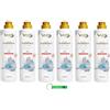 Beni Culinari WEXOR - 6 detergenti per pavimenti Elisir Gres/gel detergente con microcapsule per pavimenti in gres porcellanato e pietra, 750 ml + portachiavi Beni Culinari