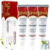 Puasok 3 Pezzi SP-8 Dentifricio Probiotico, Dentifricio Sbiancante Naturale, Protezione Gengive e Alito Fresco, Pulizia Profonda, 120g per Tubo