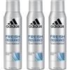 Adidas Fresh Endurance Deodorante Antitraspirante Spray, 150 ml, Protezione 72H, Tecnologia Heat Activated Body Response, Anti-Odore e Anti-Sudore, per Sport (3)