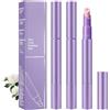 LOPHE Penna 3 In 1 per la Cura, 3PC Cuticle Scrub Pen con 45°Punta In Ceramica, con Olio di Semi di Camelia e Semi di Girasole - Idrata e Nutre in Profondità, Formula non Grassa