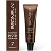 BRONSUN® Tinta in Crema per Ciglia e Sopracciglia | Colorazione Intensa e Lunga Durata | Formula Delicata Senza Ammoniaca | con Cheratina, Seta e Vitamina E | Marrone Scuro №7 - 15ml