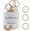 Heliums Elastici per Capelli Piccoli da 2,5 cm - Bionda Sabbiosa - 48 Pezzi, Elastici da 2 mm per Capelli Fini e Bambini - Elastici e Fermacoda in Colori Neutri