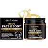 Ourdort Mens Wrinkle Defense Tallow Balm - Crema idratante quotidiana per uomo, idratante notte e giorno per uomo, per viso, corpo, pelle liscia, idratante, 60 ml