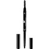 BF Beauty Forever Beauty Forever Eye Brow Definer, Fill & Sculpt, doppia estremità con pennello per sopracciglia, non affilare, morbido, per tutte le forme di sopracciglia, disponibile in 3 tonalità (nero (BD01))