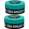 Deliplus [Confezione da 2 pezzi] Cera per capelli Shine Profix Deliplus fissaggio 4 | Speciale capelli sottili o a basso volume | 2 flaconi da 100 ml