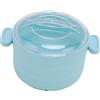 LUCKDANO Scaldacera Siliconico 500ML | Scaldacera Elettrico per Depilazione | Pieghevole Antiaderente | Fusione Rapida | Design Ergonomico (BLUE)