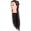 Hosie Testa di Manichino, Testa di Addestramento per Parrucchieri di Facile Utilizzo Testa di Pratica per Capelli Non Tossica per Lisciare i Capelli per Insegnanti di Bellezza per Capelli Intrecciati