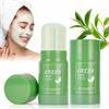 AOOWU Green Tea Mask, 2 Pcs Maschera Stick Maschera al Tè Verde Deep Cleansing i Pori, Green Mask Stick Mask Stick per il Controllo Dell'Olio, Pulisci in Profondità lo Sporco Della Pelle