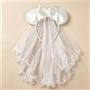 Eterspr Cerchietto per Orecchie con Velo da Sposa, Fascia con Velo a Forma di Topo, per Sposa Nozze Matrimonio Festa Donna Ragazza
