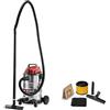 Einhell Aspiratore TC-VC 3055 SA (900 Watt, 190 mbar, presa automatica, serbatoio di raccolta da 30 L, serbatoio in acciaio, ruote fisse e orientabili, filtri e sacco di raccolta sporcizia)