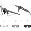 SCVCN Fotocromatici Occhiali Da Ciclismo Sportivi Donne Uomini UV400 TR90 MTB Trasparenti Bicicletta Corsa Bici Pallavolo Guida Pesca Softball Alpinismo Golf Tennis Escursionismo 06