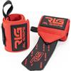 RLG RL GRIPS RL Grips® Polsiere da Palestra per Uomo e Donna - Polsiere a Compressione per CrossFit e Sollevamento Pesi - Accessori Fitness e Bodybuilding (Rosso)