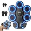 Rytgdxss Music Boxing Machine,Macchina da Boxe Musicale,LED,Bluetooth,9 modalità di velocità,Conteggio,Guantoni da Boxe,Attrezzatura per Allenamento a Casa,Design Regolabile