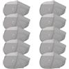 GOCHSS I Golf Iron - Copritesta per mazze da golf, 10 pezzi, in poliuretano, adatti per mazze da golf destrorsi, per Titleist Callaway Ping Taylormade e altre marche (grigio chiaro)