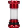 KIMISS Movimento Centrale Movimento Centrale MTB Movimento Centrale Ruota Catena Mountain Bike Cuscinetti Guarnitura Integrati Filettatura (Nero) (Rosso)