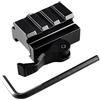 Gexgune Supporto riser tattico QD a sgancio rapido da 40 mm per guida P.icatinny da 20 mm, base in lega di alluminio a 3 slot