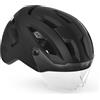 MET Casco E-Bike da Città MET Intercity MIPS - Sicuro, con Ampia Visiera Regolabile e Protettiva, Luce USB, Confortevole
