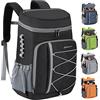 Maelstrom Zaino refrigerante, 35 lattine, a prova di perdite, borsa morbida isolata, borsa termica per spiaggia, campeggio, ghiaccio, viaggi, shopping, kayak, pesca, escursionismo, nero